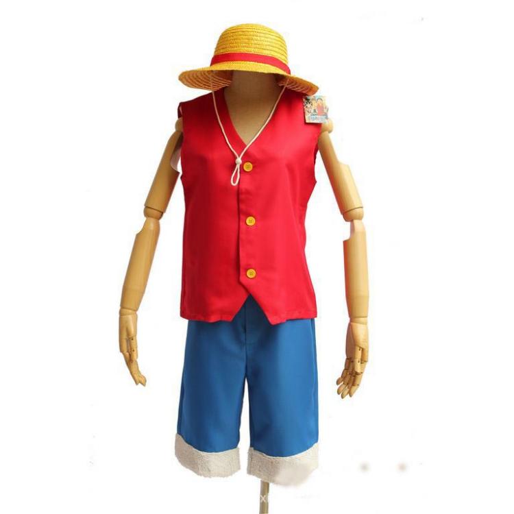 One Piece Luffy Cos Dress NOT INCLUDED THE HAT