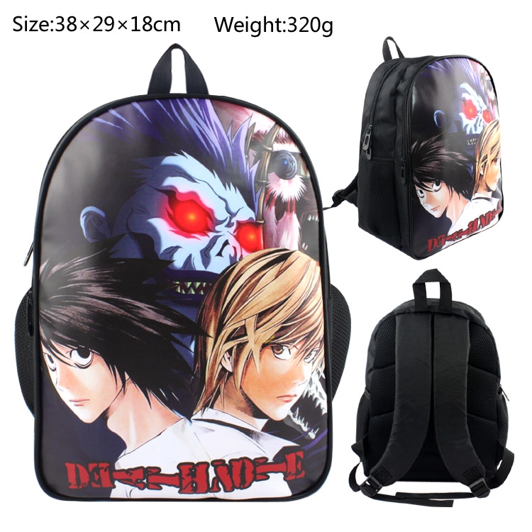 Death note PU canvas backpack  bag