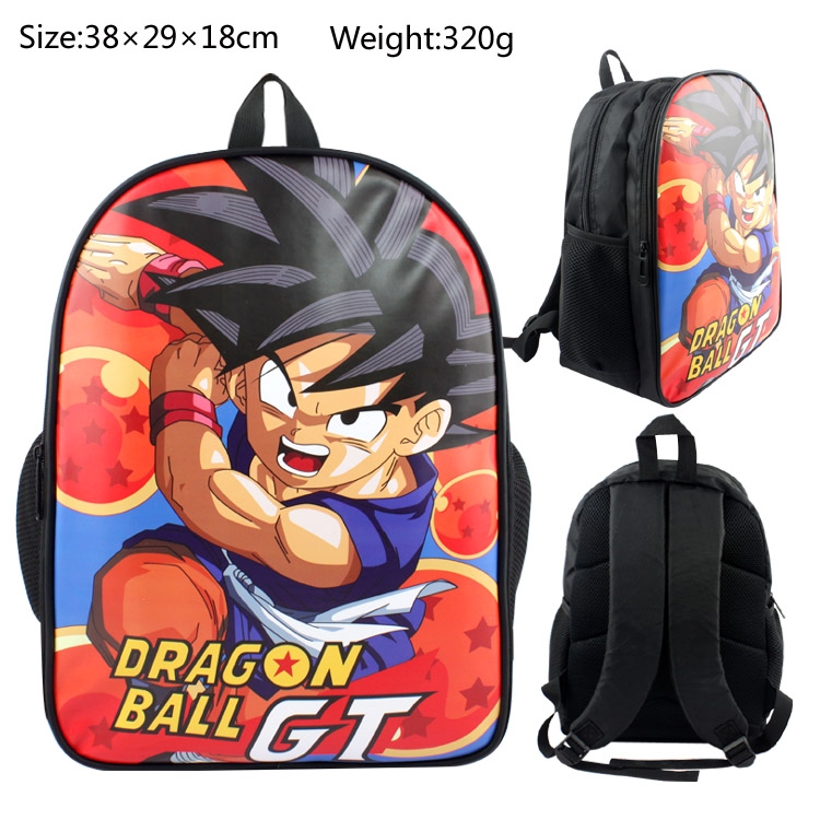 DRAGON BALL Sun GoKu jr PU canvas backpack  bag