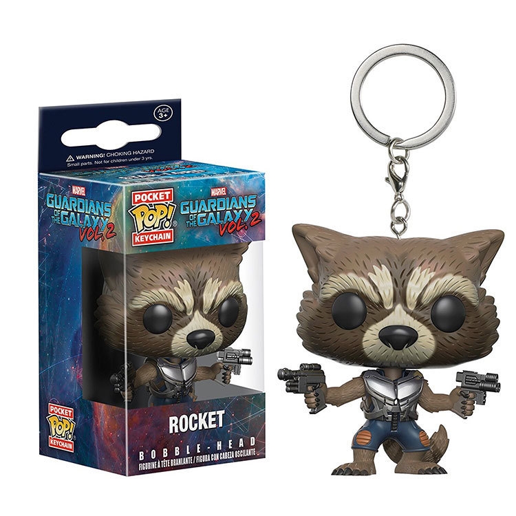 Guardians of the Galaxy  Rocket Raccoon key chain price for 5 pcs a set 4cm