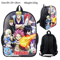 Fairy tail PU canvas backpack ...