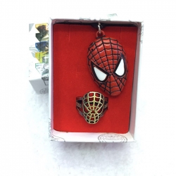 Ring Necklace Spiderman