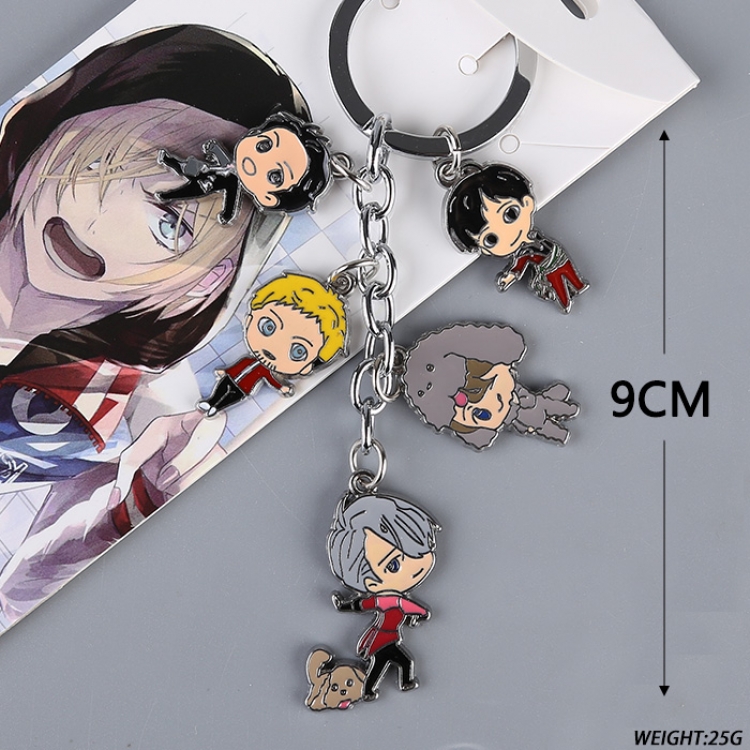 YURI!!! on ICE key chain price for 5 pcs a set