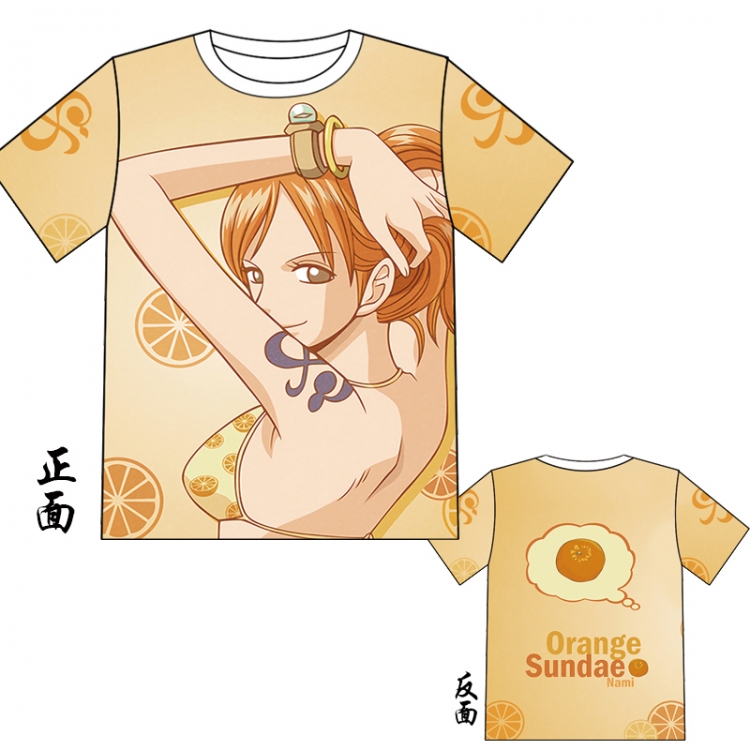 One Piece Nami modal t shirt  M L XL XXL