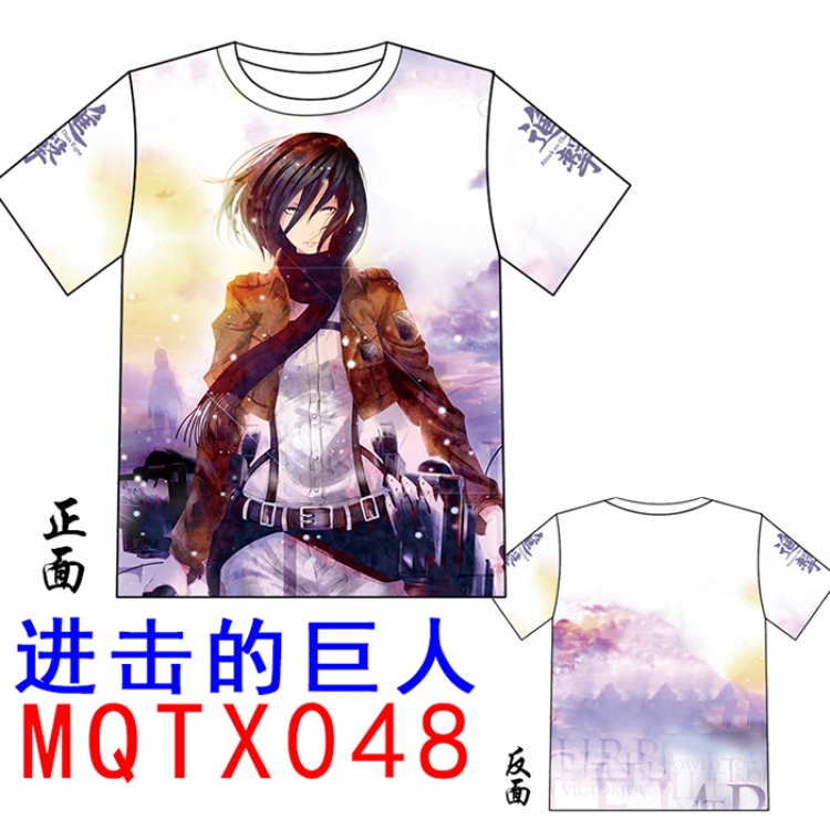 Attack on Titan Mikasa·Ackerman modal t shirt  M L XL XXL XXXL
