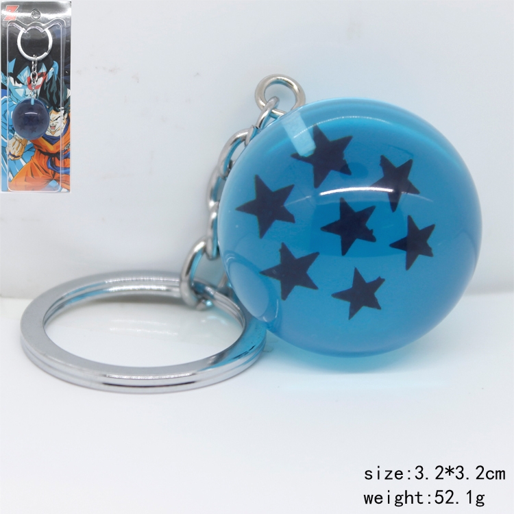 DRAGON BALL  seven star key chain  price for 5 pcs a set 3.2cm