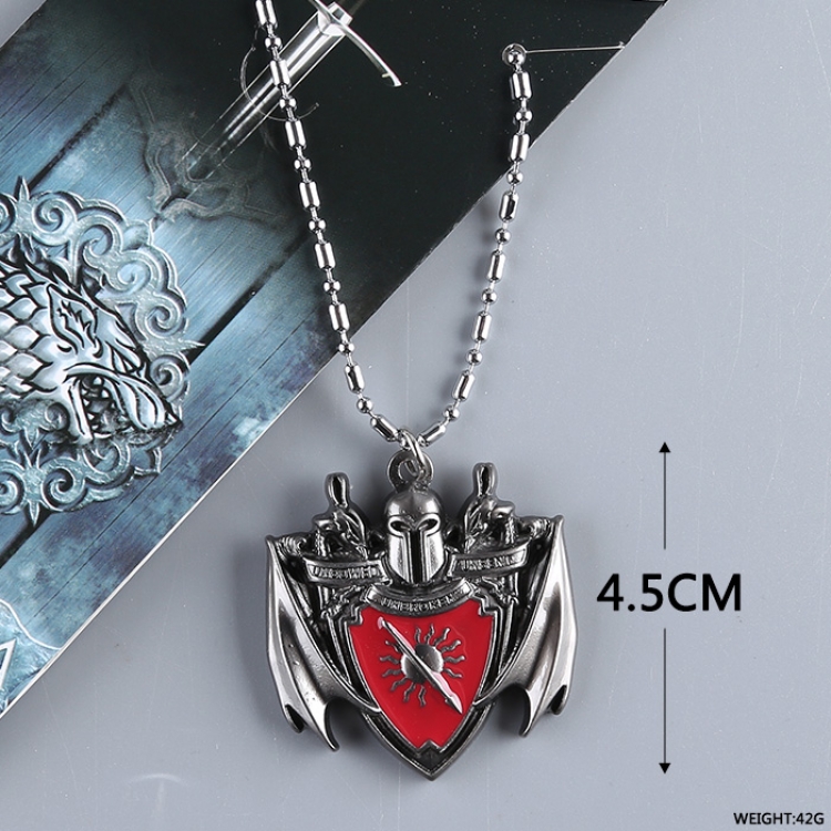 Necklace  Game of Thrones key chain price for 5 pcs a set