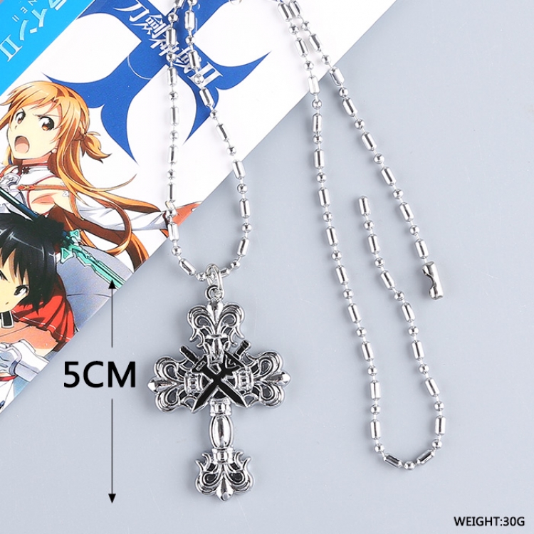 Necklace Sword Art Online key chain necklace price for 5 pcs a set