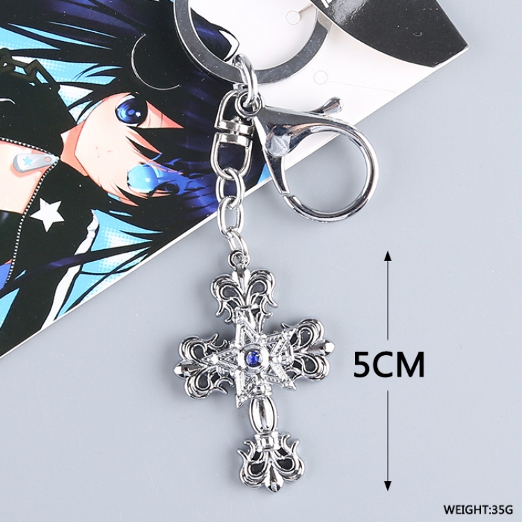 Black Rock Shooter key chain necklace price for 5 pcs a set