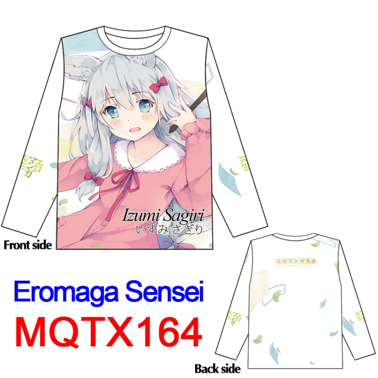 Ero Manga Sensei  Full color round neck long sleeve T shirt M L XL XXL XXXL