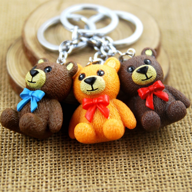 BROWN BEAR key chain price for 5 set with 3 pcs a set