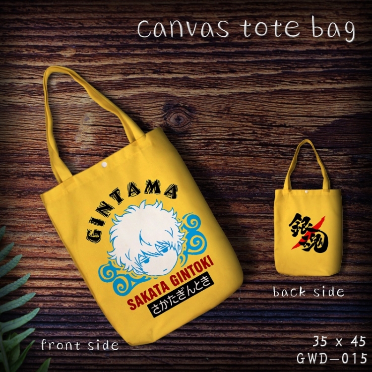 Gintama Shoulder Bags  Canvas Shopping Bag 35X45CM