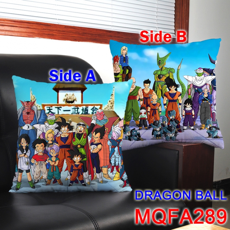 MQFA289 DRAGON BALL 45*45cm double sided color pillow cushion