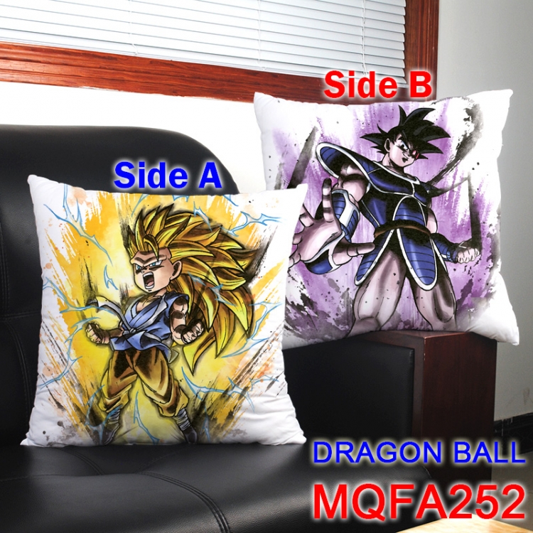 MQFA252 DRAGON BALL 45*45cm double sided color pillow cushion