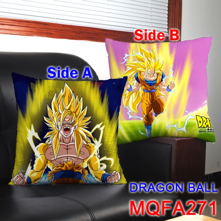 MQFA271 DRAGON BALL 45*45cm double sided color pillow cushion