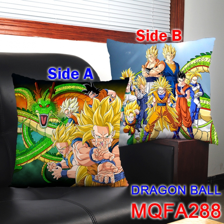 MQFA288 DRAGON BALL 45*45cm double sided color pillow cushion NO FILLING