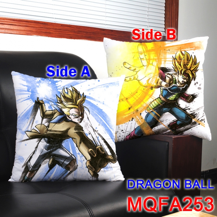MQFA253 DRAGON BALL 45*45cm double sided color pillow cushion NO FILLING