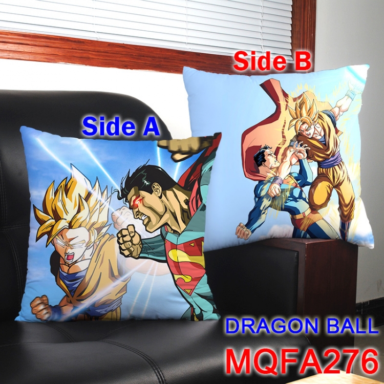 MQFA276 DRAGON BALL 45*45cm double sided color pillow cushion NO FILLING