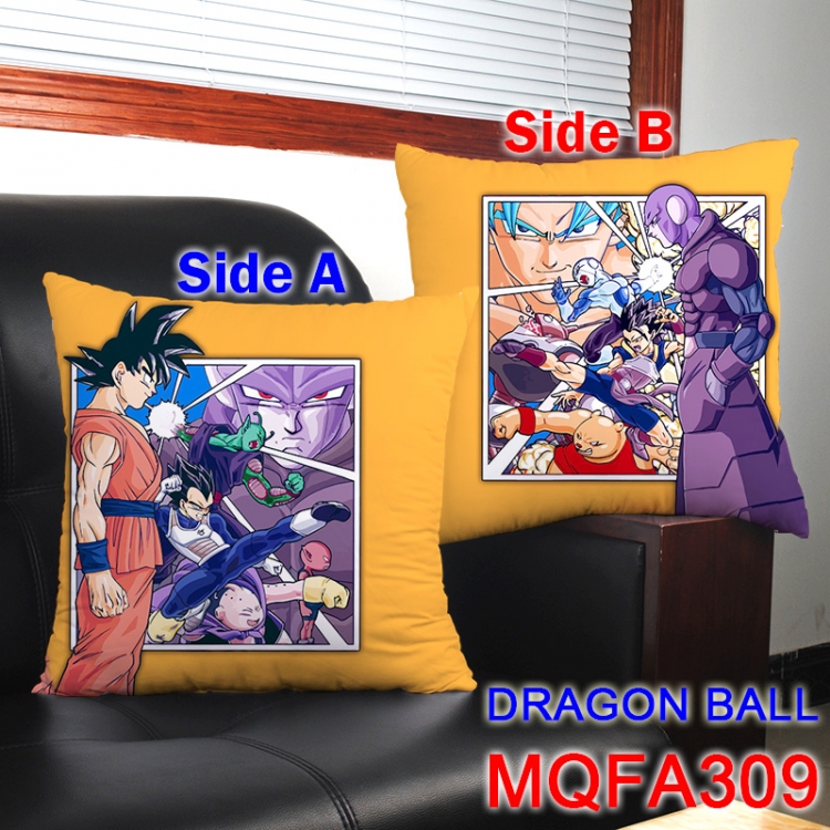 MQFA309 DRAGON BALL 45*45cm double sided color pillow cushion NO FILLING