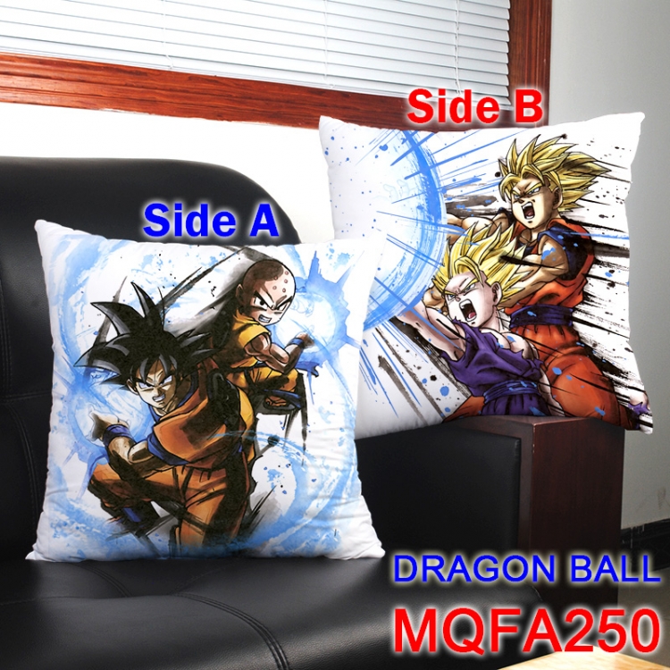 MQFA250 DRAGON BALL 45*45cm double sided color pillow cushion NO FILLING