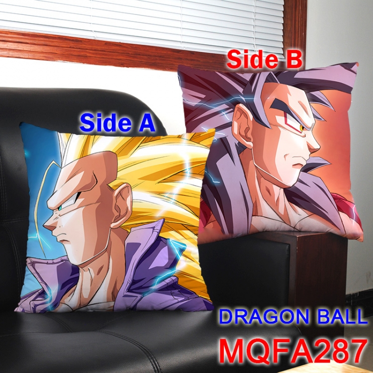 MQFA287 DRAGON BALL 45*45cm double sided color pillow cushion NO FILLING