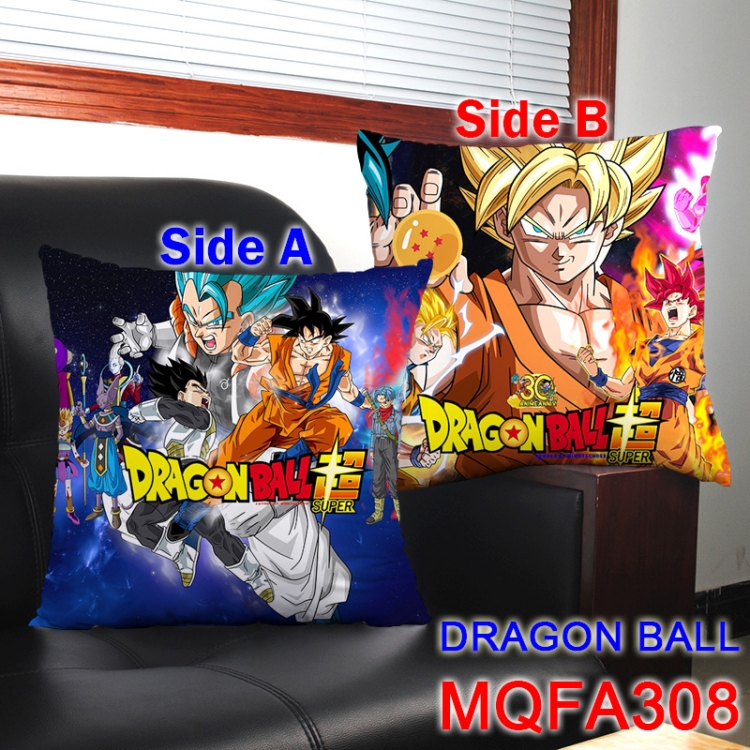 MQFA308 DRAGON BALL 45*45cm double sided color pillow cushion NO FILLING
