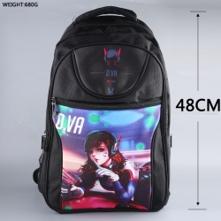 Overwatch DVA pu backpack bag