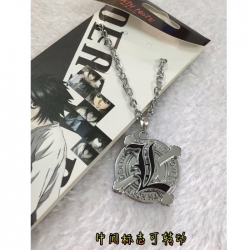 Necklace Death note key chain ...