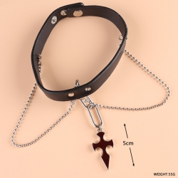 Vampire and knight necklace