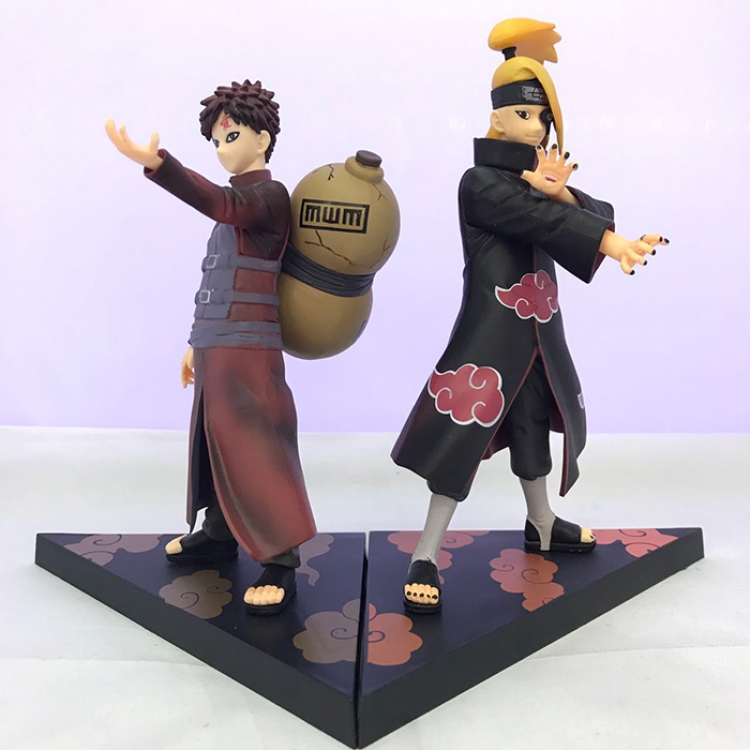 Figure Naruto Sabaku no Gaara  Deidara price for 2 pcs a set 16.5-17cm