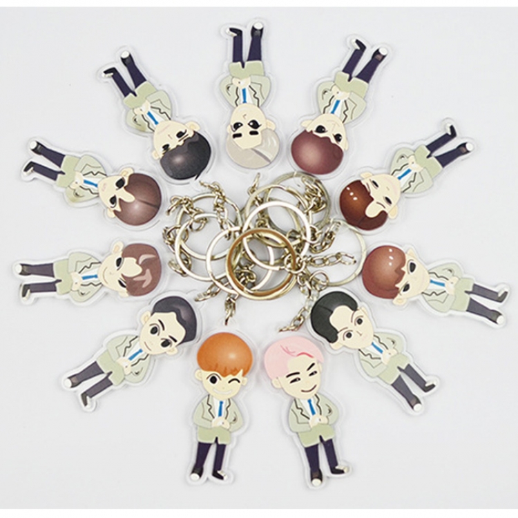 wanna-one- key chain price for 55 pcs a set