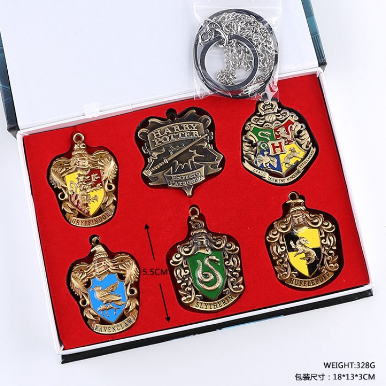 Necklace Harry Potter key chain necklace price for 6 pcs a box