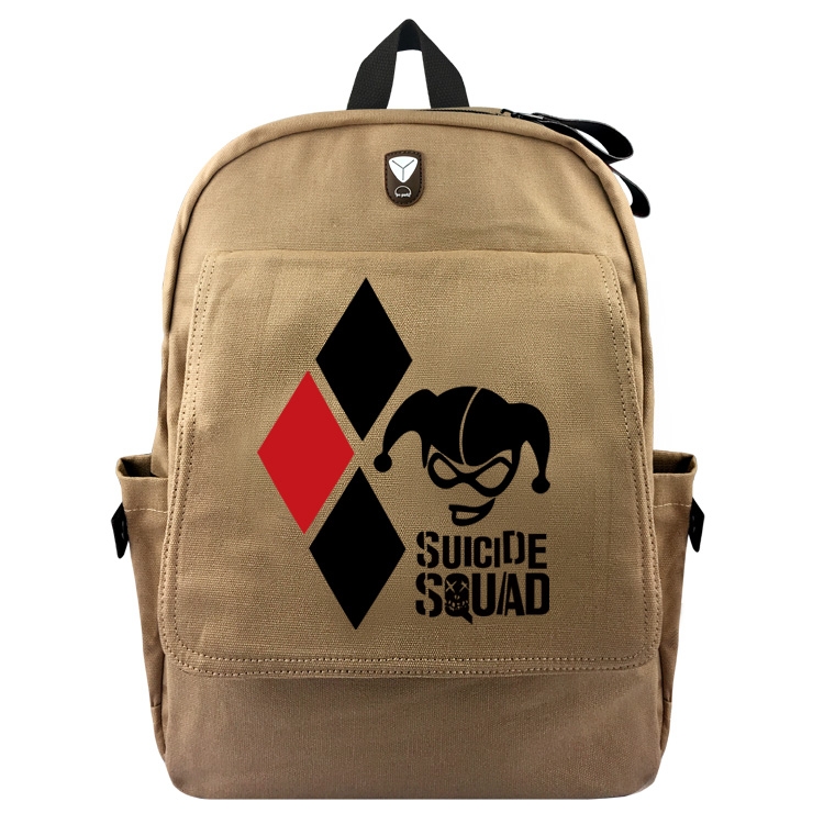 Suicide Squad Canvas Backpack Bag A