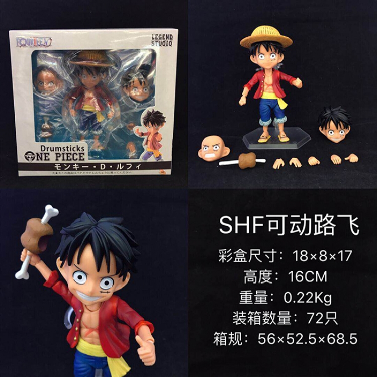 Figure One Piece Monkey·D·Luffy 16cm