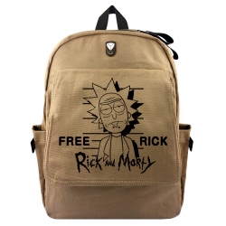 Rick and Morty Canvas Backpack...