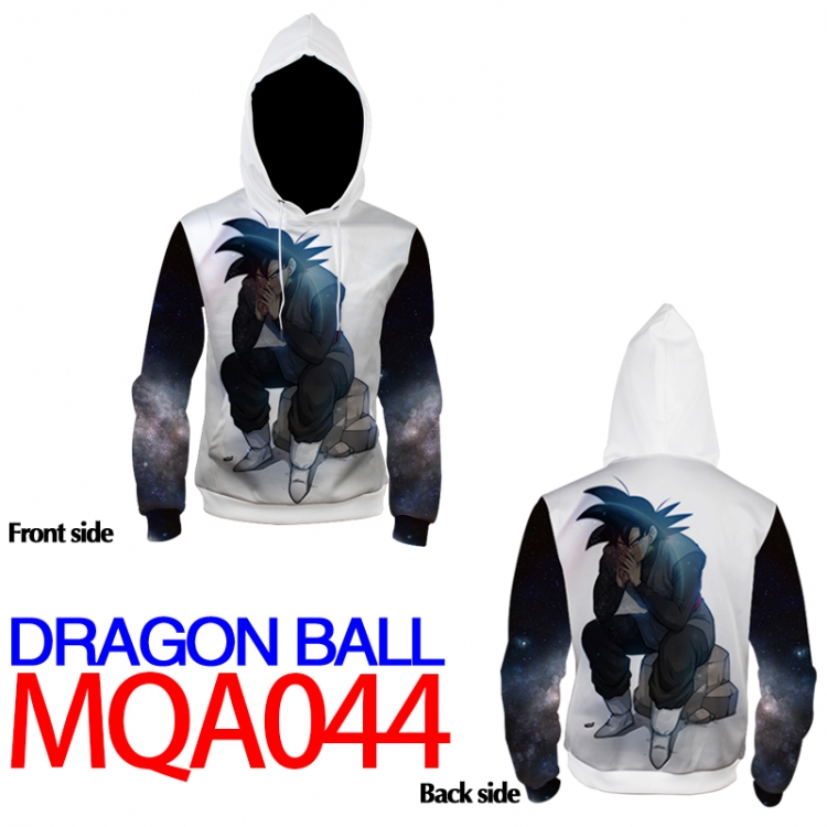 DRAGON BALL Full Color Patch pocket Sweatshirt Hoodie 8 sizes from  XS to XXXXL MQA044