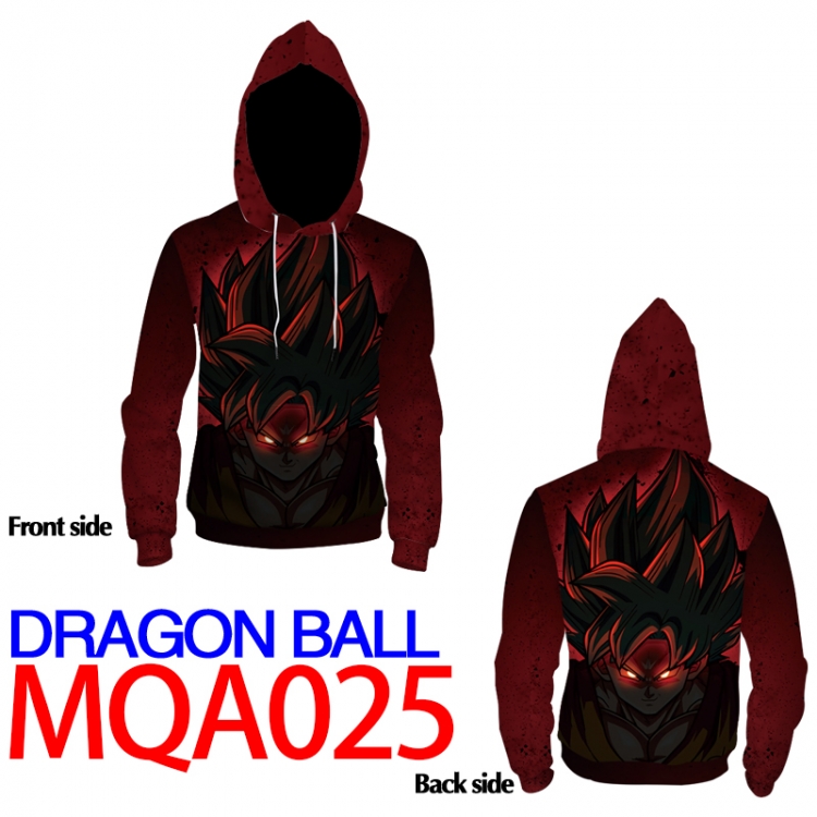 DRAGON BALL Full Color Patch pocket Sweatshirt Hoodie 8 sizes from  XS to XXXXL MQA025