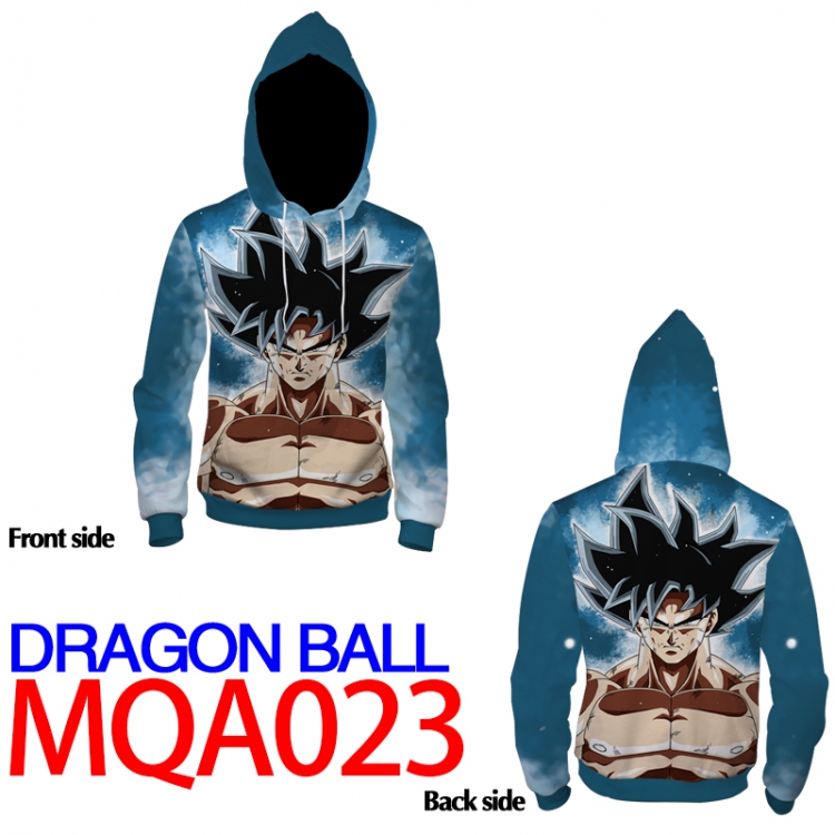 DRAGON BALL Full Color Patch pocket Sweatshirt Hoodie 8 sizes from  XS to XXXXL MQA023