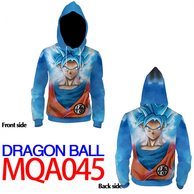 DRAGON BALL Full Color Patch pocket Sweatshirt Hoodie 8 sizes from  XS to XXXXL MQA045