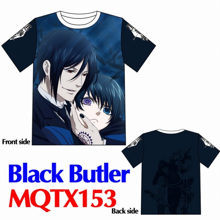 MQTX153 Kuroshitsuji modal t-shirt M L XL XXL XXXL