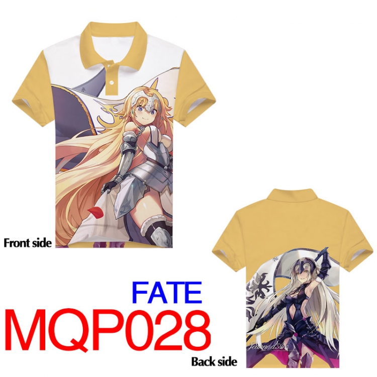 MQP028 Fate Stay Night T-shirt Full-color double-sided M  L  XL  XXL  XXXL