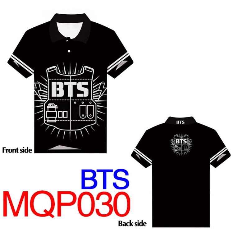 MQP030  BTS T-shirt Full-color double-sided M  L  XL  XXL  XXXL