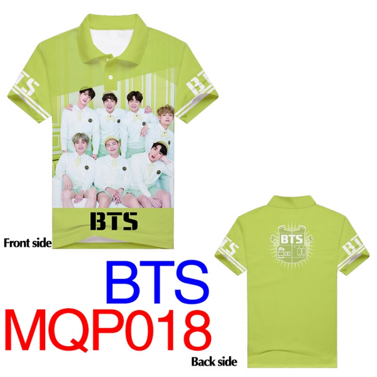 MQP018 BTS T-shirt Full-color double-sided M  L  XL  XXL  XXXL