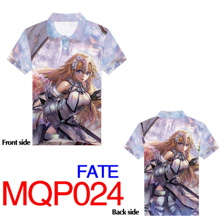 MQP024 Fate stay night T-shirt Full-color double-sided M  L  XL  XXL  XXXL