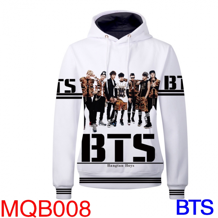 BTS MQB-008  Hat  Coat Fleece Hat T-shirt hoodies  M L XL XXL XXXL