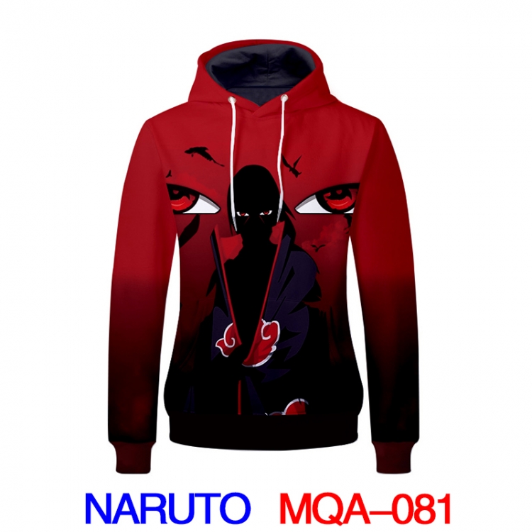MQA081  Hat Naruto Coat Fleece Hat T-shirt hoodies  M L XL XXL XXXL