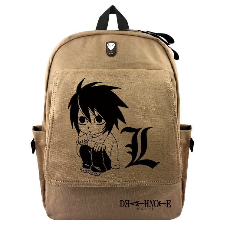 Death note  Browm Padded   Canvas  Backpack