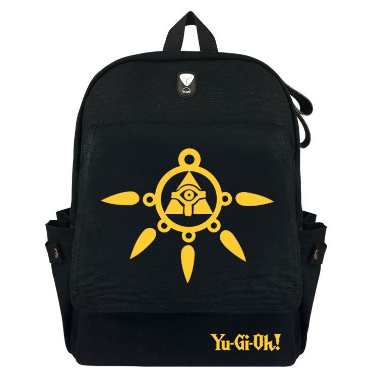 Yugioh  Black Padded Canvas Backpack