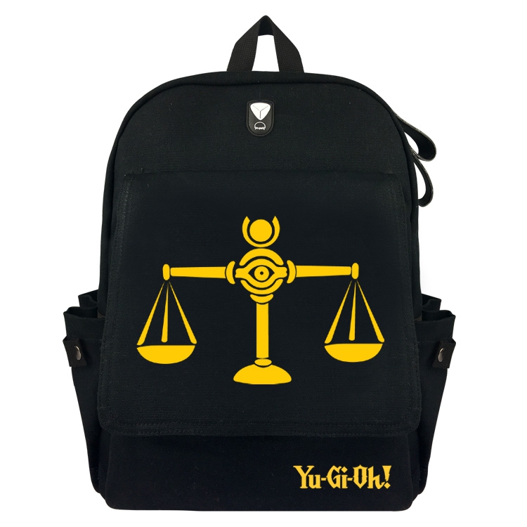 Yugioh  Black Padded Canvas  Backpack