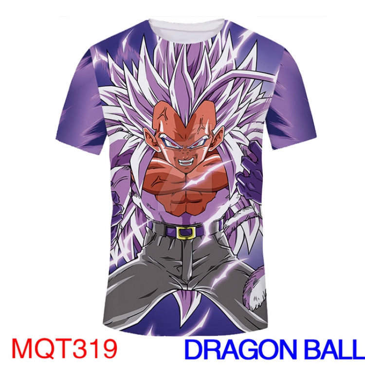 DRAGON BALL MQT319 Modal T-Shirt Full-color Double-sided M L XL XXL XXXL